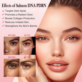Mtmult ingredients label with salmon DNA, collagen and hyaluronic acid clarity