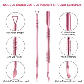 Mudder tools in salon setting being used on hands for professional finish