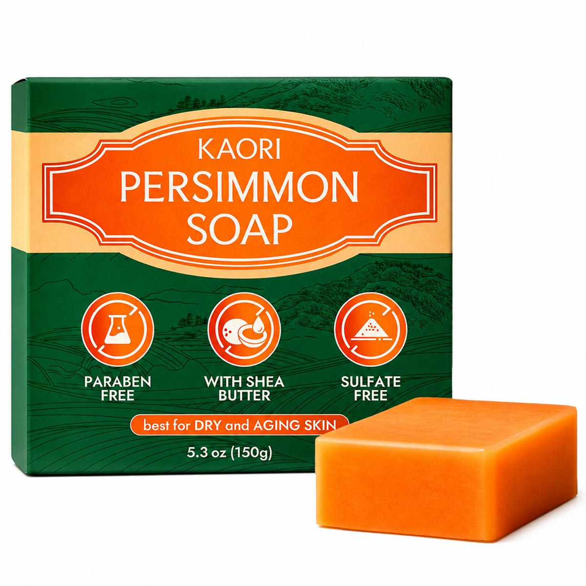 Mujruko Kaori front packaging showing resealable gift-ready box and brand benefit