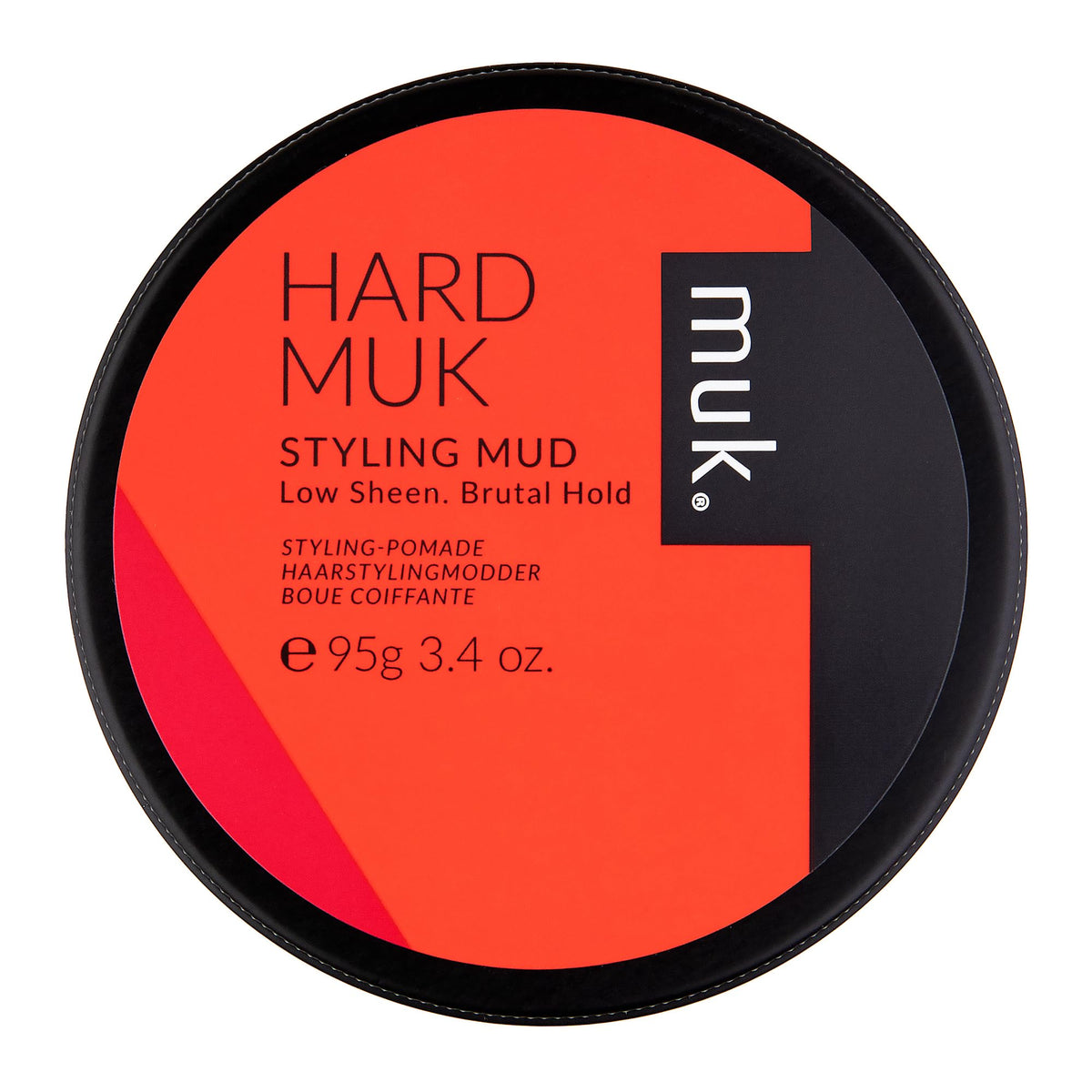 MUK front jar showing label and compact 3.4oz size for easy storage