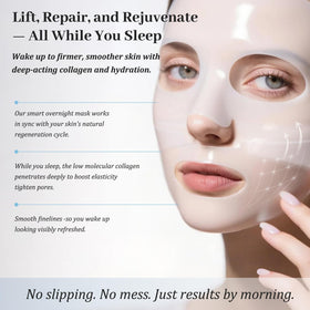 MUQIAN pouring serum texture showing lightweight collagen infusion