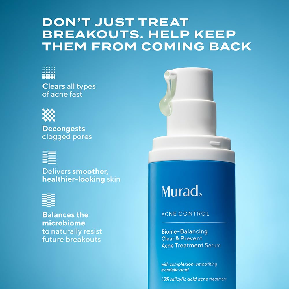 Close-up of Murad serum texture illustrating lightweight, non-greasy consistency