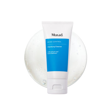 Murad clarifying cleanser front packaging showing 2 fl oz bottle and branding