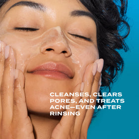 Murad clarifying cleanser gel texture close-up showing lightweight formula benefit