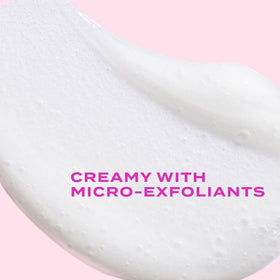 Murad cleanser used in a morning wash routine demonstrating smoother skin
