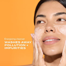 Murad gel-to-foam texture close-up demonstrating lightweight lather