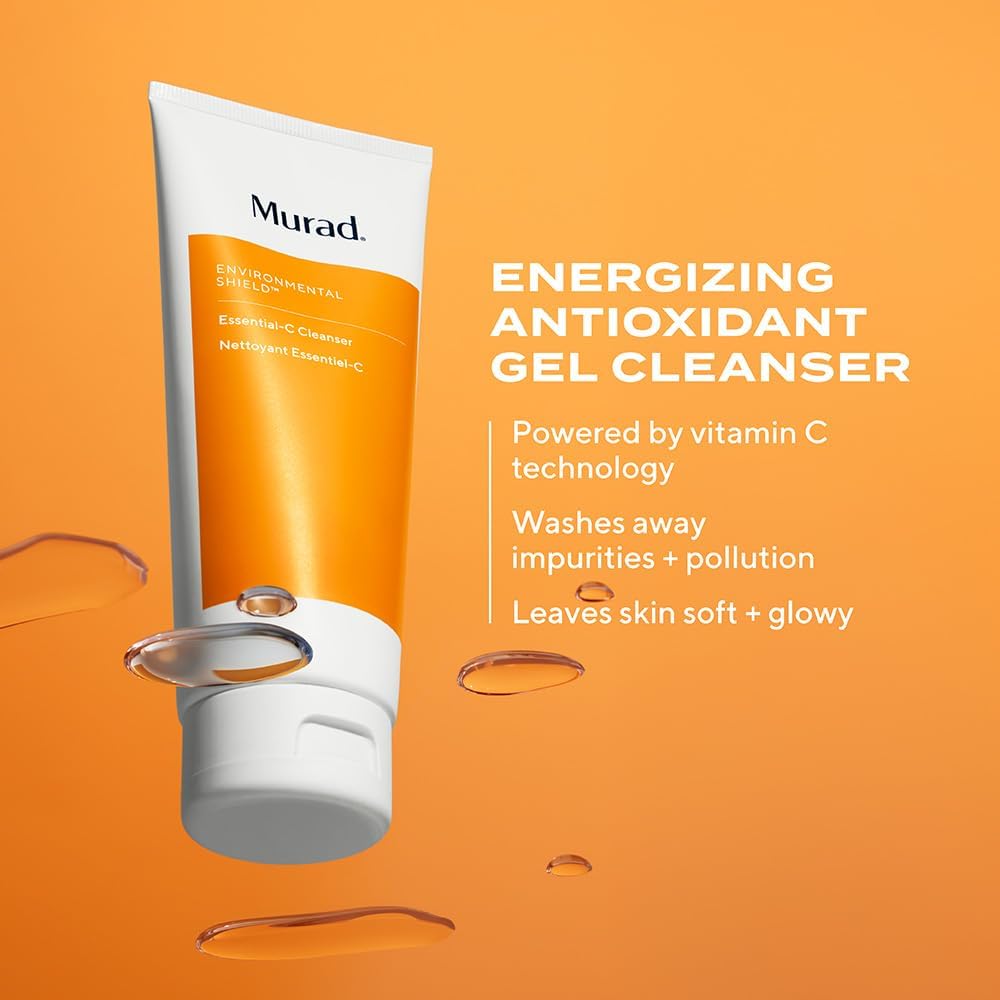 Murad bottle pump detail emphasizing easy dispensing and control