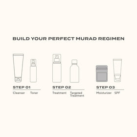 Murad product size comparison on hand showing 1.7 fl oz portability and travel-friendly benefit