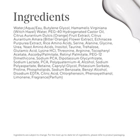 Murad Essential-C toner label close-up showing ingredient clarity and trust