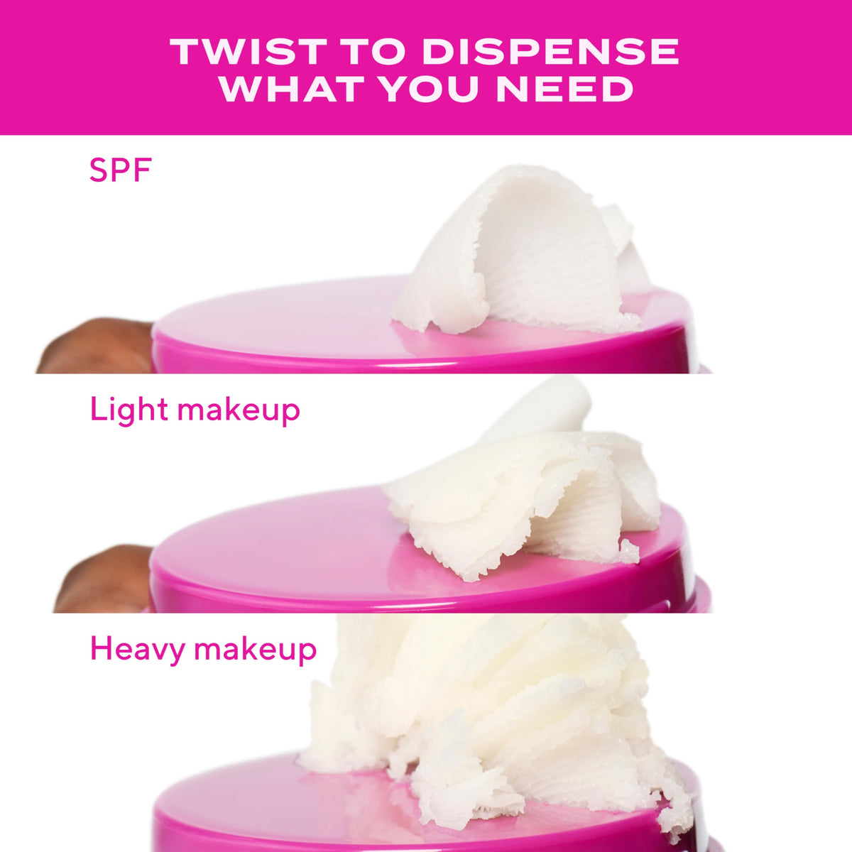 Murad removing waterproof mascara on closed eyes with gentle, non-stinging comfort