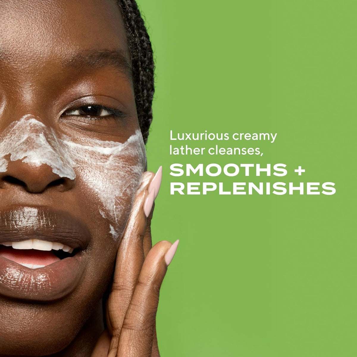 Murad label and ingredient panel close-up, highlighting lactic acid and vitamin E benefits