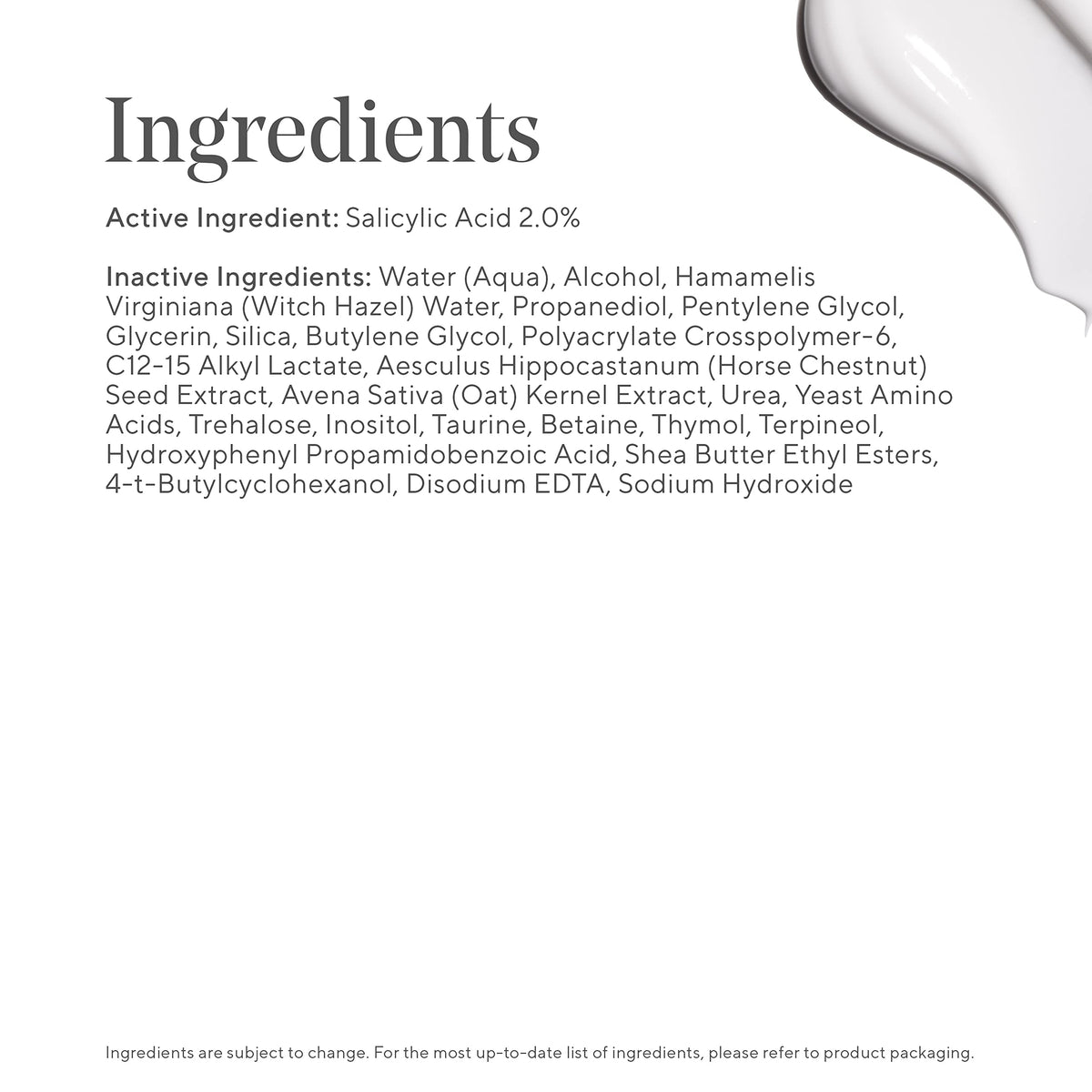 Murad moisturizer cream texture spread showing smooth hydration without shine