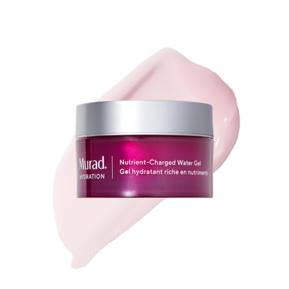 Murad jar front view showing sleek packaging and lightweight hydration benefit