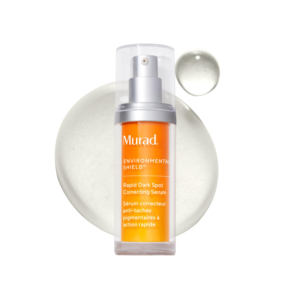 Murad front packaging bottle showing brand and brightening benefits