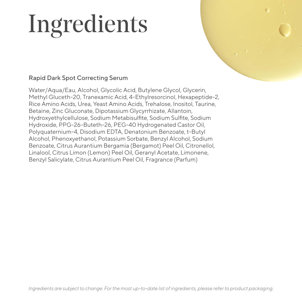 Murad ingredients visual with glycolic and tranexamic to explain action