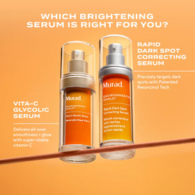Murad packaging box and bottle detail emphasizing premium formulation