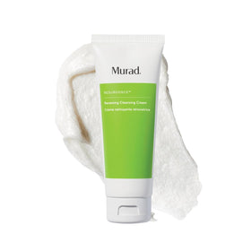 Murad front packaging showing the renewing cleansing cream, clear product identity and benefit