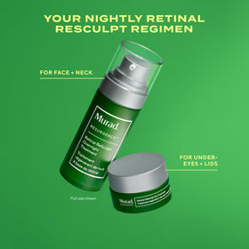 Murad illustrative before and after focus showing improved texture and firmness