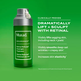 Murad dropper dispensing serum with smooth texture, highlights fast absorption benefit