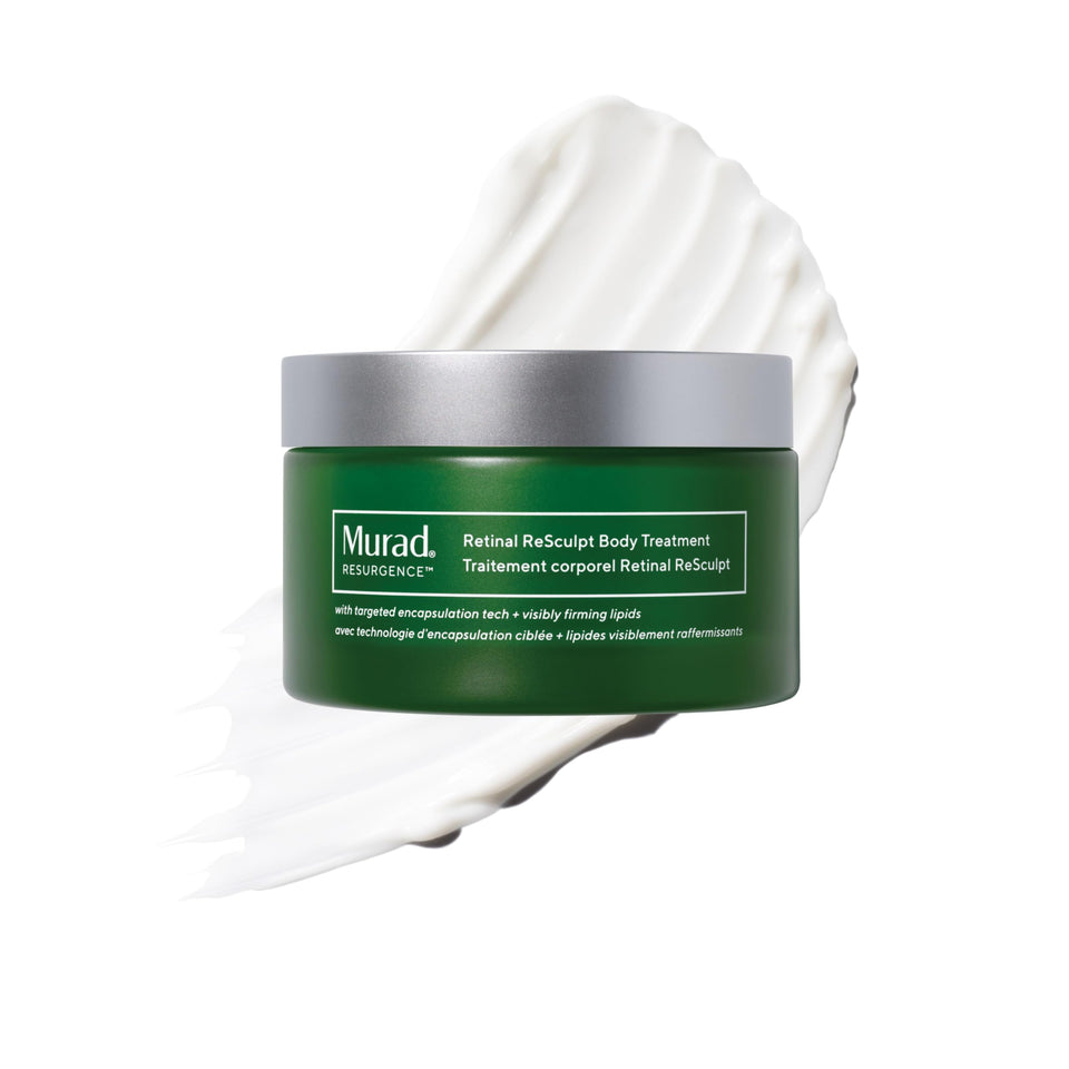 Murad jar front view showing product branding and size benefit hydration