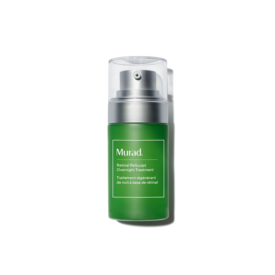 Murad front packaging showing bottle and branding, communicates clinical efficacy