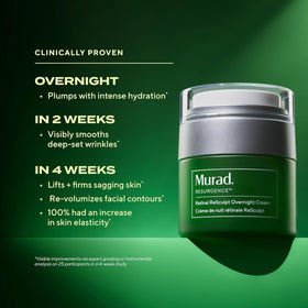 Murad cream texture close-up highlighting rich feel and deep hydration