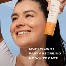 Murad application on skin demonstrating even absorption and glow