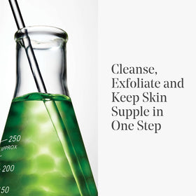 Murad texture close-up transforming from cream to lather, showing gentle foaming benefit
