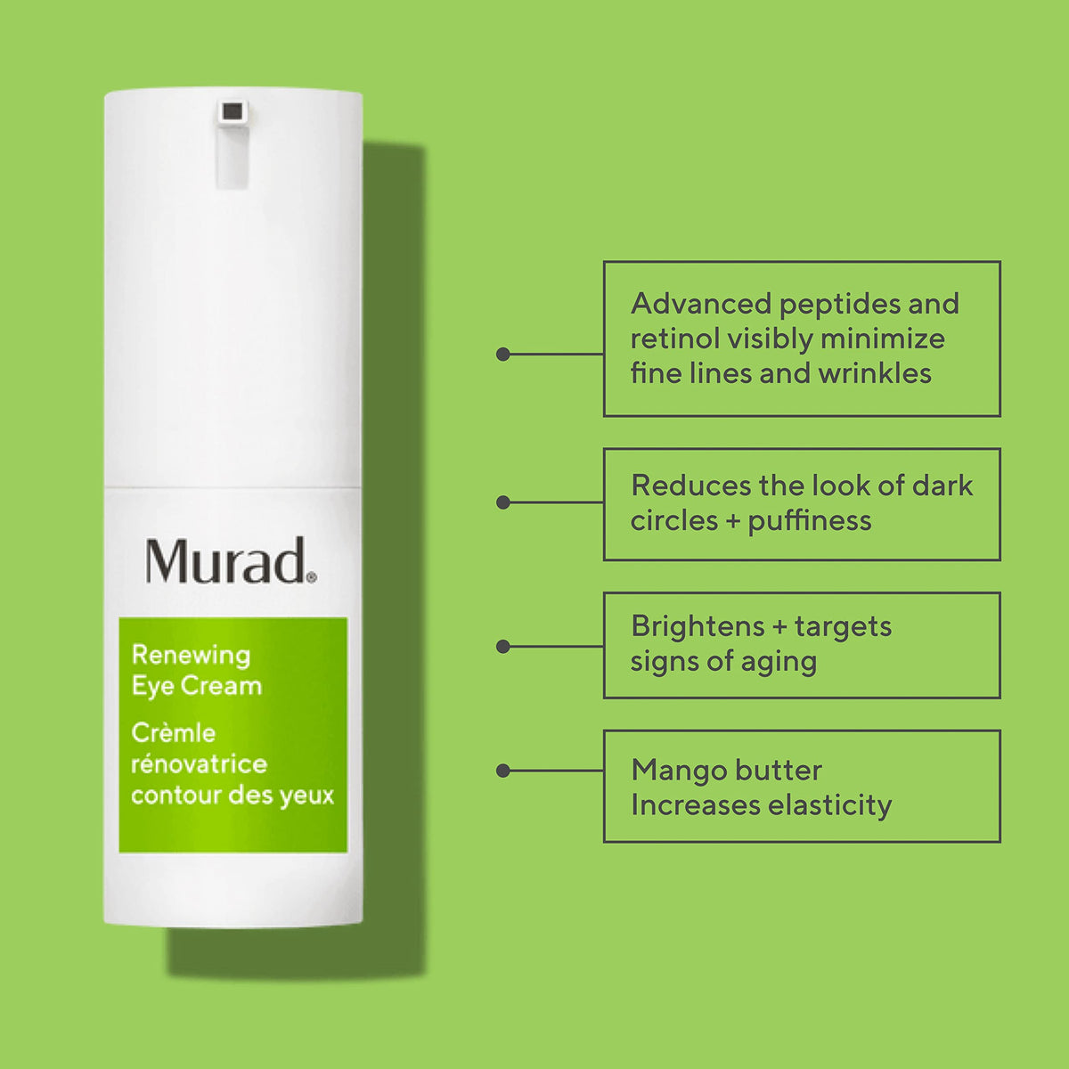 Murad tube open close-up showing nozzle for precise targeted application
