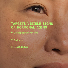Murad Vita-C Glycolic applied on hand demonstrating absorption and glow