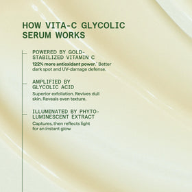 Murad Vita-C Glycolic before and after texture showing visible refinement