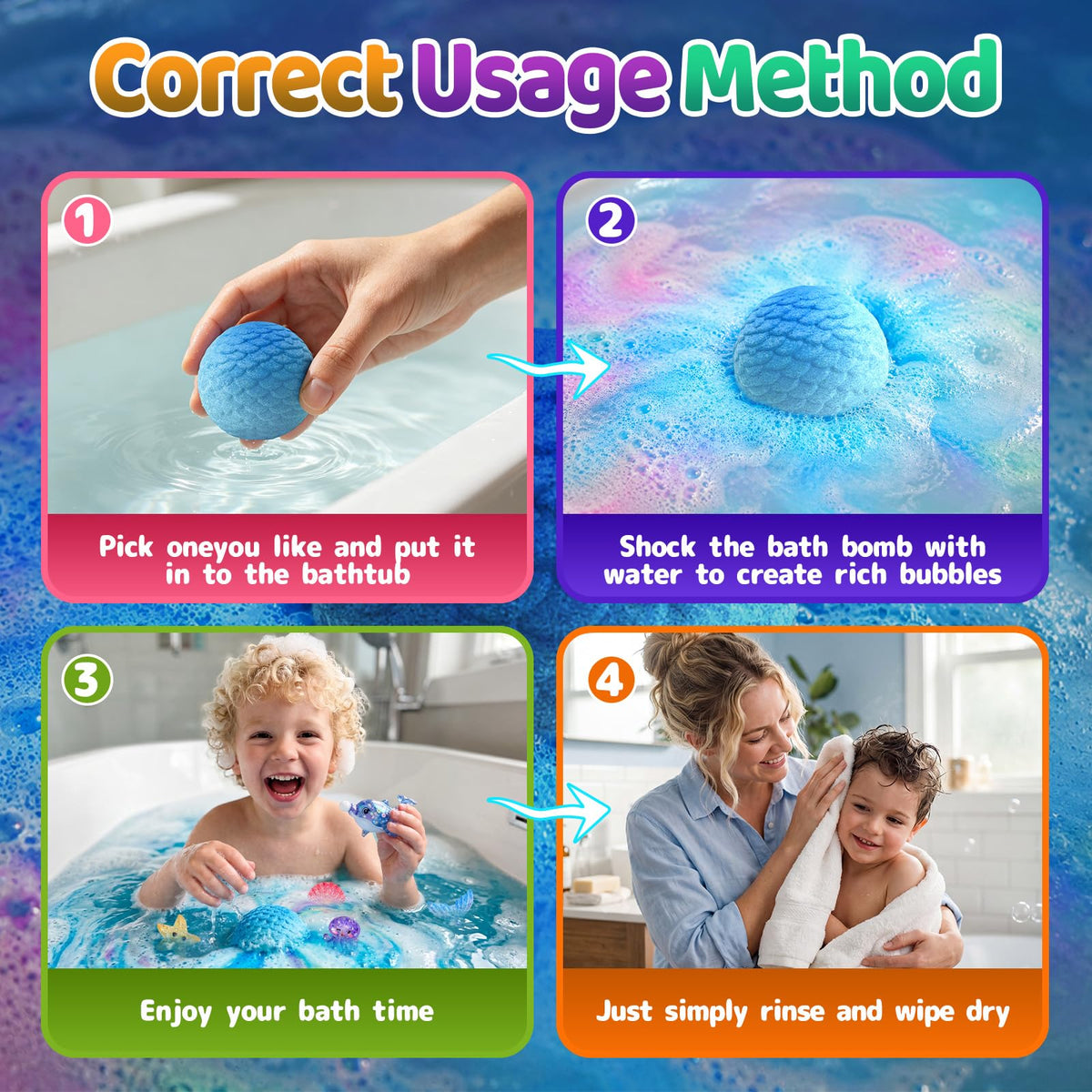MURAN SHOWER product label showing mild ingredients for peace of mind