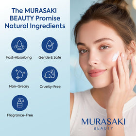 MURASAKI BEAUTY applying cream on forearm to soothe bruising