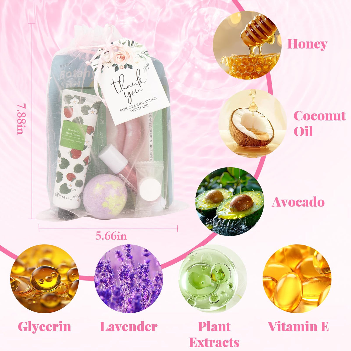 MUREND twelve organza favor bags filled and ready for easy guest distribution benefit
