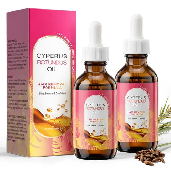 MUREND front view of two 60ml bottles showing product and packaging benefits