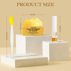 MUREND lifestyle bathroom vanity with kit showing effortless daily lip care routine