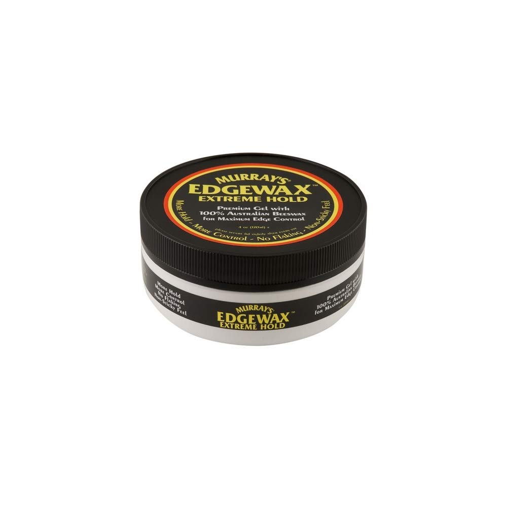 Murray's Edgewax front tin showing label and compact size for easy storage