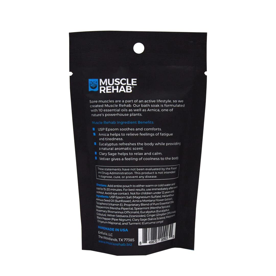 Muscle Rehab key ingredients arranged to show botanicals and quality