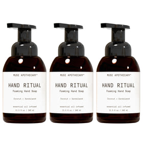 Muse Apothecary front bottle showing clean packaging and calming scent benefits