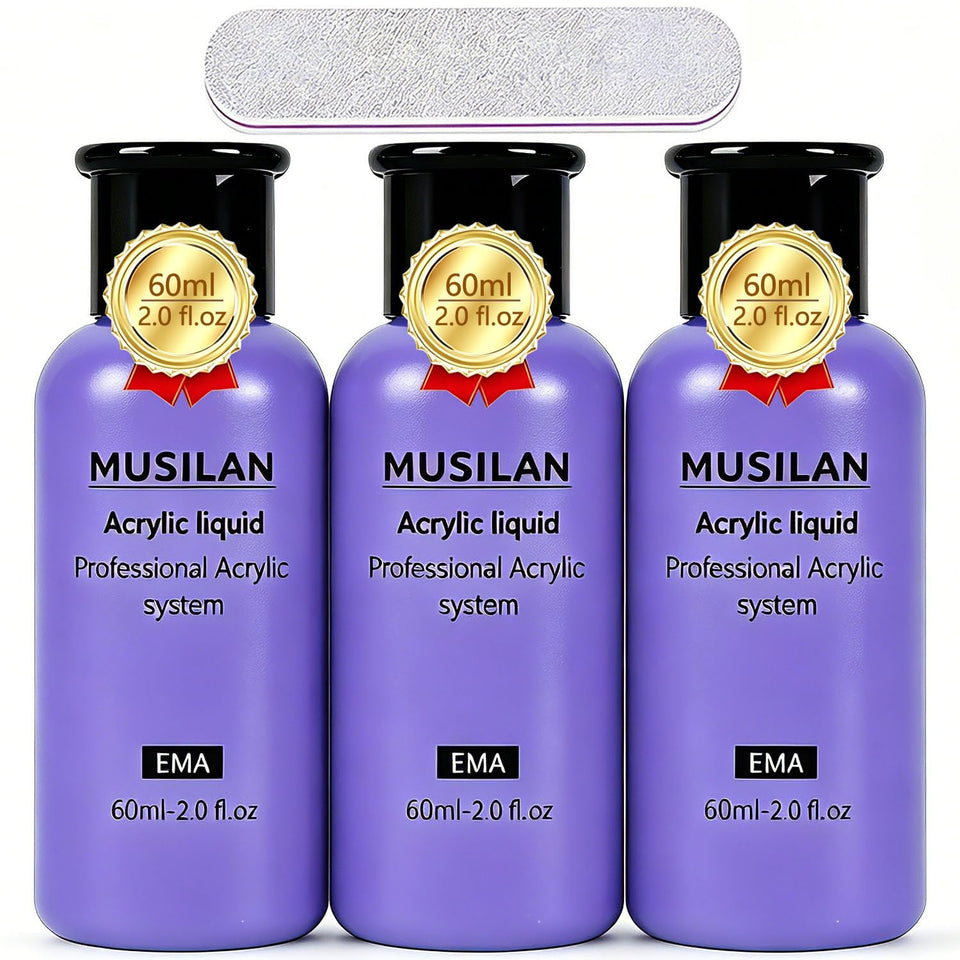 MUSILAN front label showing 180ml bottle and product clarity benefit