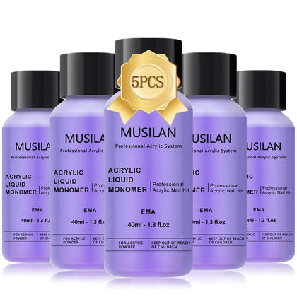 MUSILAN front packaging showing five 40ml bottles and kit value