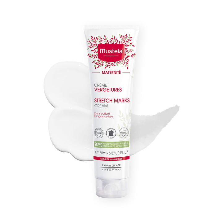 Mustela front packaging showing the cream and benefits clearly