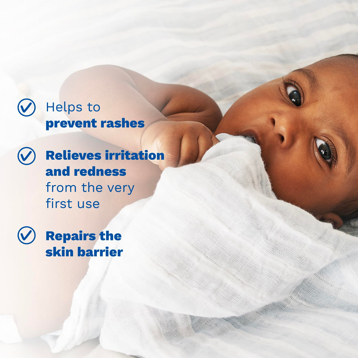 Mustela ingredient label featuring Avocado Perseose to support skin protection
