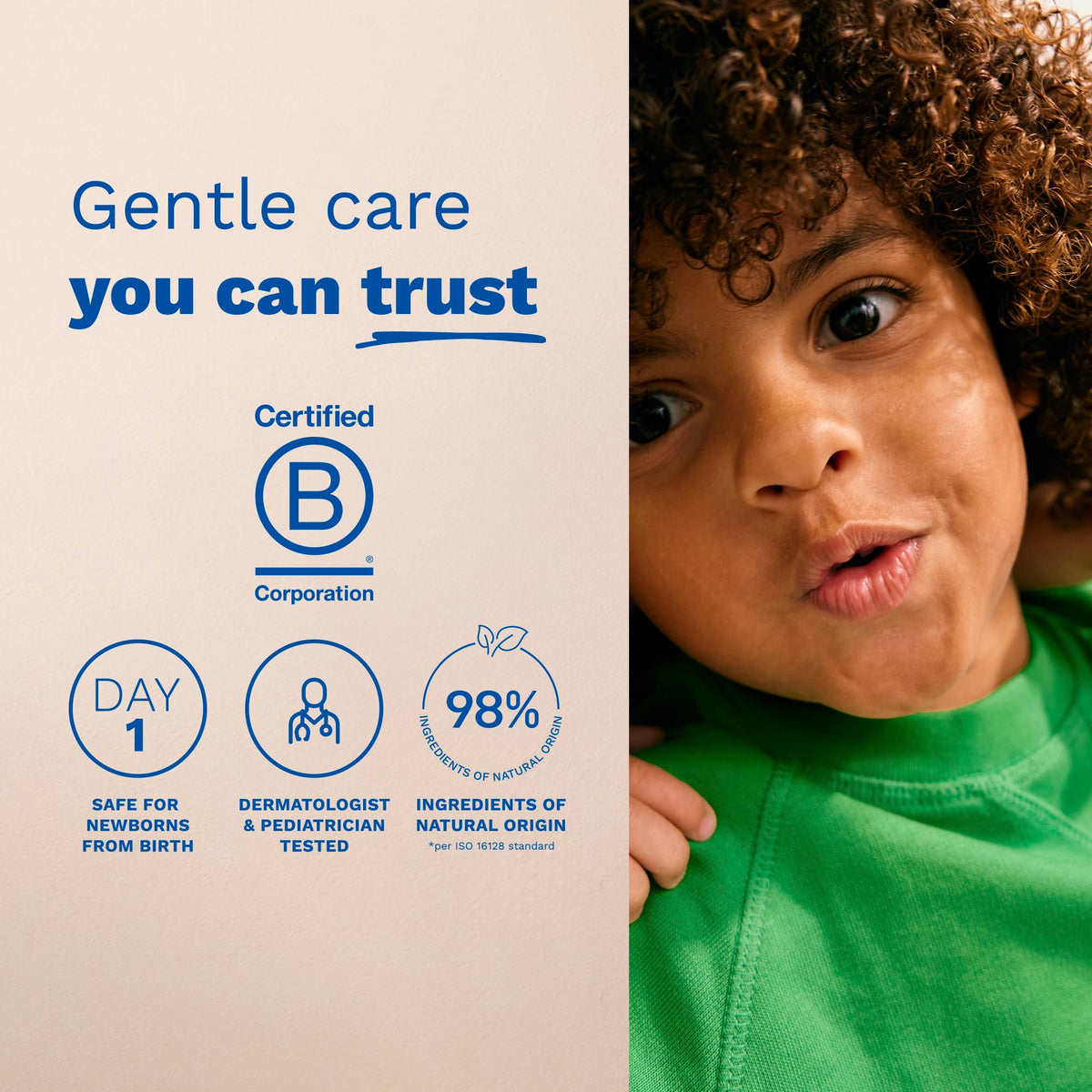 Mustela nourishing stick texture close-up highlighting smooth protective balm