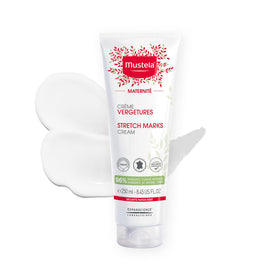 Mustela front packaging showing tube and label for quick identification and reassurance