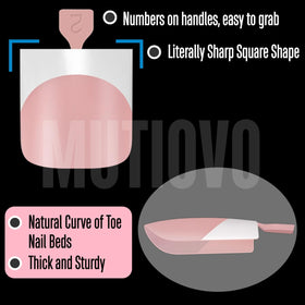 MUTIOVO matte surface detail showing texture ideal for nail art and secure decoration adhesion