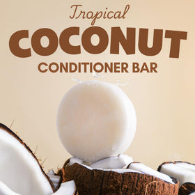 Muun close-up of conditioner bar texture highlighting creamy, nourishing formula