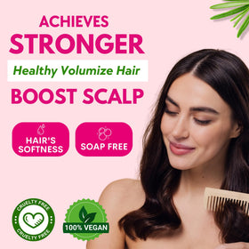Muun coconut conditioner bar detail showing creamy surface for soft hair