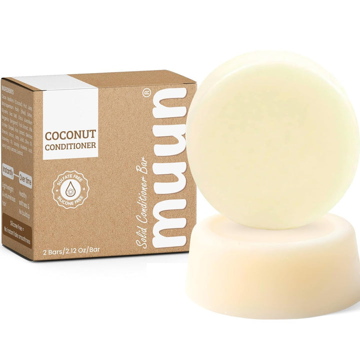 Muun front packaging showing eco-friendly two-bar pack and benefits