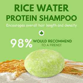 Muun rosemary bar producing lather on wet hair to improve scalp circulation